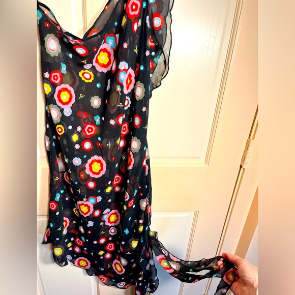 Sheer akihe deki nimula nightie with ruffle down one side - Picture 2 of 5